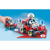 PLAYMOBIL Action Heroes brandweer quad 71825 productafbeelding 4