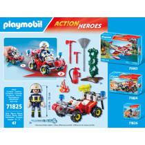 PLAYMOBIL Action Heroes brandweer quad 71825 productafbeelding 5