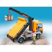 PLAYMOBIL Action Heroes vrachtwagen met kraan 71750 Main Image - 2