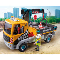 PLAYMOBIL Action Heroes vrachtwagen met kraan 71750 Main Image - 3