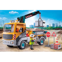 PLAYMOBIL Action Heroes vrachtwagen met kraan 71750 Main Image - 4