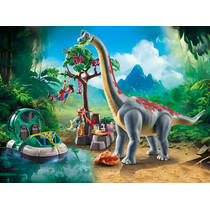 PLAYMOBIL Dinos brachiosaurus met hovercraft 71819 productafbeelding 6