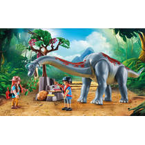 PLAYMOBIL Dinos brachiosaurus met hovercraft 71819 productafbeelding 2