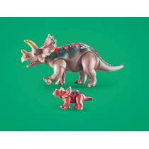 PLAYMOBIL Dinos triceratops familie 71821 productafbeelding 4