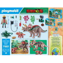 PLAYMOBIL Dinos triceratops familie 71821 productafbeelding 6
