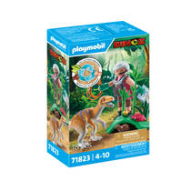 PLAYMOBIL Dinos velociraptor 71823 productafbeelding 3