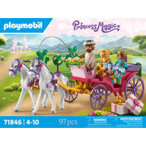PLAYMOBIL Princess Magic koetsrit met prins en prinses 71846 productafbeelding 4