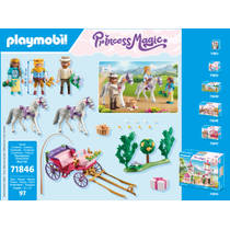 PLAYMOBIL Princess Magic koetsrit met prins en prinses 71846 productafbeelding 5