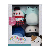 Micromallows Squishmallows knuffel 4-pack Salmon - 6 cm productafbeelding 2
