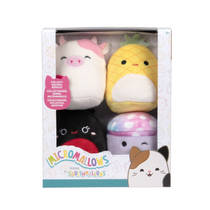 Micromallows Squishmallows knuffel 4-pack Minya - 6 cm productafbeelding 2