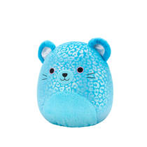 Squishmallows Sarge jaguar knuffel - Blauw productafbeelding 3