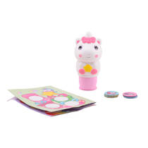 Johntoy eenhoorn sticker stamper set 100-delig