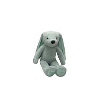 Pluchen konijn knuffel - 35 cm - mint productafbeelding 2