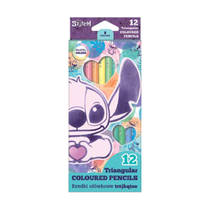 Stitch kleurpotloden set 12-delig