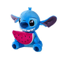Disney Lilo & Stitch pluchen knuffel Stitch met watermeloen - 25 cm productafbeelding 4