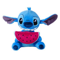 Disney Lilo & Stitch pluchen knuffel Stitch met watermeloen - 25 cm productafbeelding 3