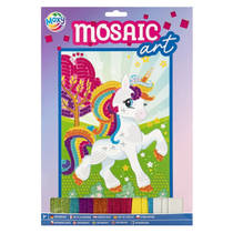 Mozaïek glitter foamtiles set productafbeelding 3