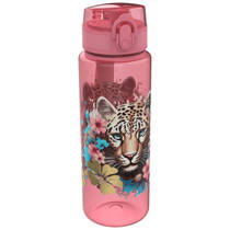 Lunch Buddies waterfles luipaard met bloemen - 600 ml