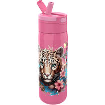 Lunch Buddies waterfles luipaard - rvs - 600 ml productafbeelding 2