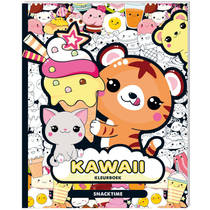 Kawaii kleurboek snacktime