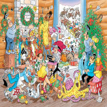 Jumbo Jan van Haasteren puzzel Kerstkriebels + poster - 500 stukjes productafbeelding 2