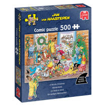 Jumbo Jan van Haasteren puzzel Kerstkriebels + poster - 500 stukjes