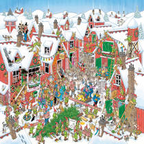 Jumbo Jan van Haasteren puzzel Het dorp van de Kerstman - 1000 stukjes productafbeelding 2