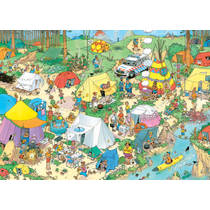 Jumbo Jan van Haasteren puzzel Kamperen in het bos - 1000 stukjes productafbeelding 2