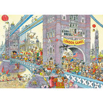 Jumbo Wasgij Retro Mystery 8 puzzel De laatste horde! - 1000 stukjes productafbeelding 2