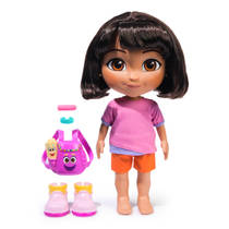 Dora pop met muziek poppenkleding en accessoires productafbeelding 2
