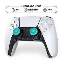 KontrolFreek Action Lotus Thumbsticks PS4 + PS5 - blauwgroen productafbeelding 3