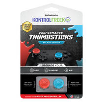KontrolFreek Splash Thumbsticks Nintendo Switch Pro - blauw/rood productafbeelding 2