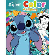Disney Stitch Color kleurboek & stickers