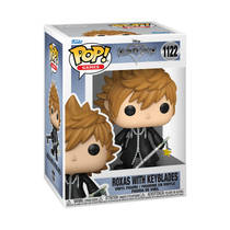Funko Pop! figuur Kingdom Hearts Roxas with Keyblades productafbeelding 2