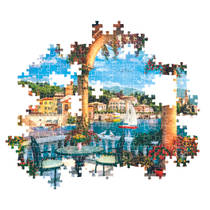 Clementoni puzzel balkonuitzicht op het Comomeer - 1000 stukjes productafbeelding 4