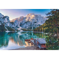 Clementoni puzzel smaragdmeer van Braies - 1000 stukjes productafbeelding 3