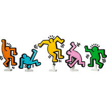 LEGO Art Keith Haring - Dansende figuren 31216 productafbeelding 9