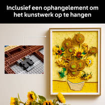LEGO Art Vincent van Gogh - Zonnebloemen 31215 productafbeelding 4