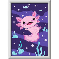 Ravensburger CreArt Schilderen op nummer axolotl productafbeelding 2