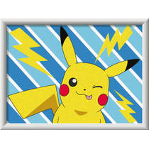 Ravensburger CreArt schilderen op nummer cheeky Pikachu productafbeelding 2