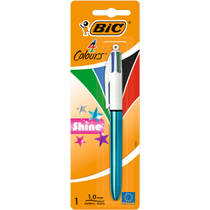 BIC Shine 4 kleuren pen