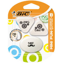 BIC Mini Fun gummen - 3 stuks