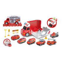 Brandweeerspeelset met opbergkoffer productafbeelding 2