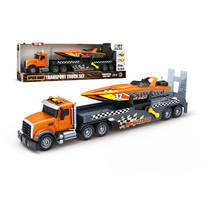 Autotransporter met raceboot