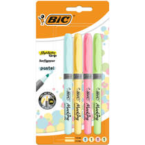 BIC Highlighter Grip markeerstiften - 4 stuks