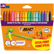 BIC Kids Couleur viltstiften - 18 stuks