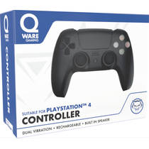 Qware Gaming PS4 draadloze controller - zwart productafbeelding 2