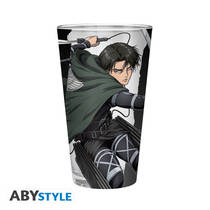 Attack on Titan Captain Levi groot glas - 400 ml productafbeelding 3