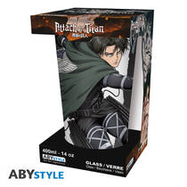 Attack on Titan Captain Levi groot glas - 400 ml productafbeelding 2