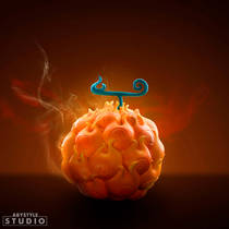 One Piece Flame-Flame Fruit replica productafbeelding 6